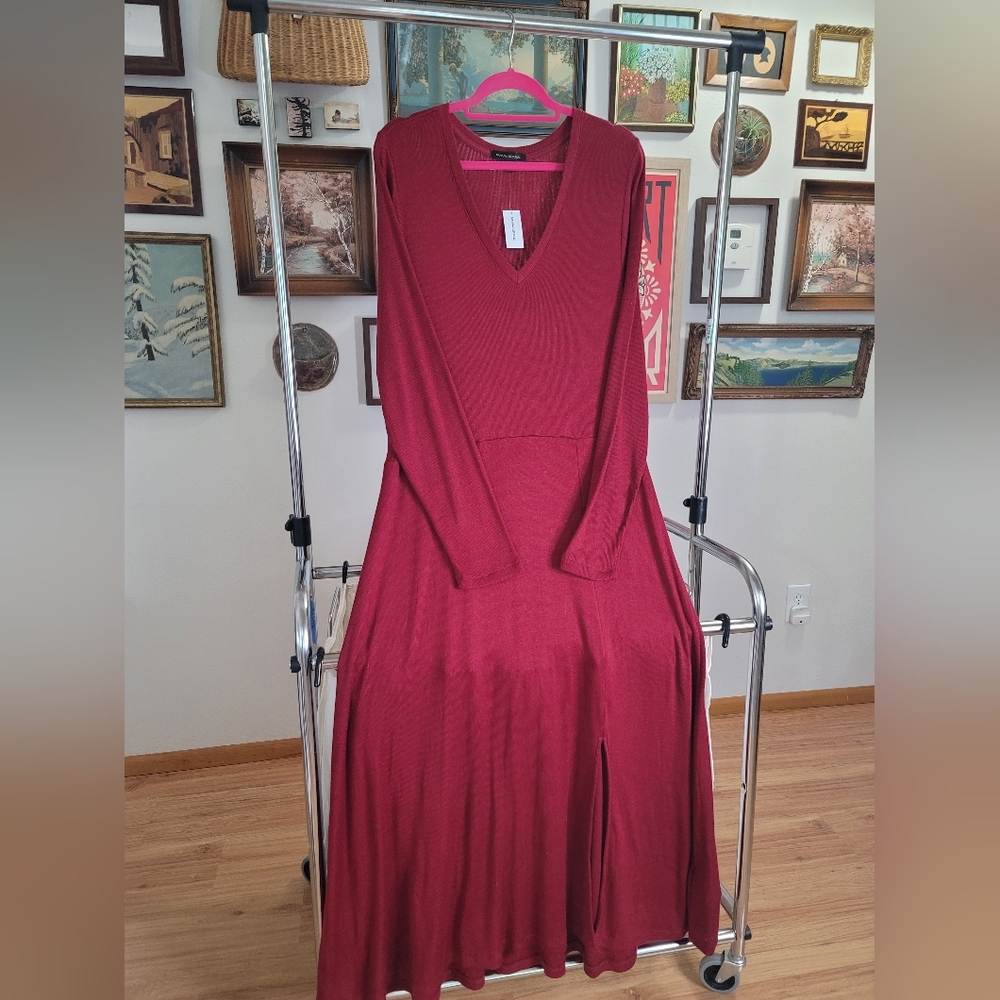 NWT Banana Republic 2XL Red Maxi Dress.